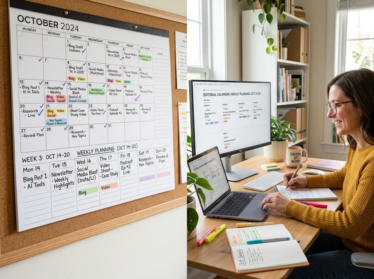 Calendario editorial de Instagram planificado por semanas para un negocio turístico en Ibiza adaptado a la temporada alta de mayo a octubre