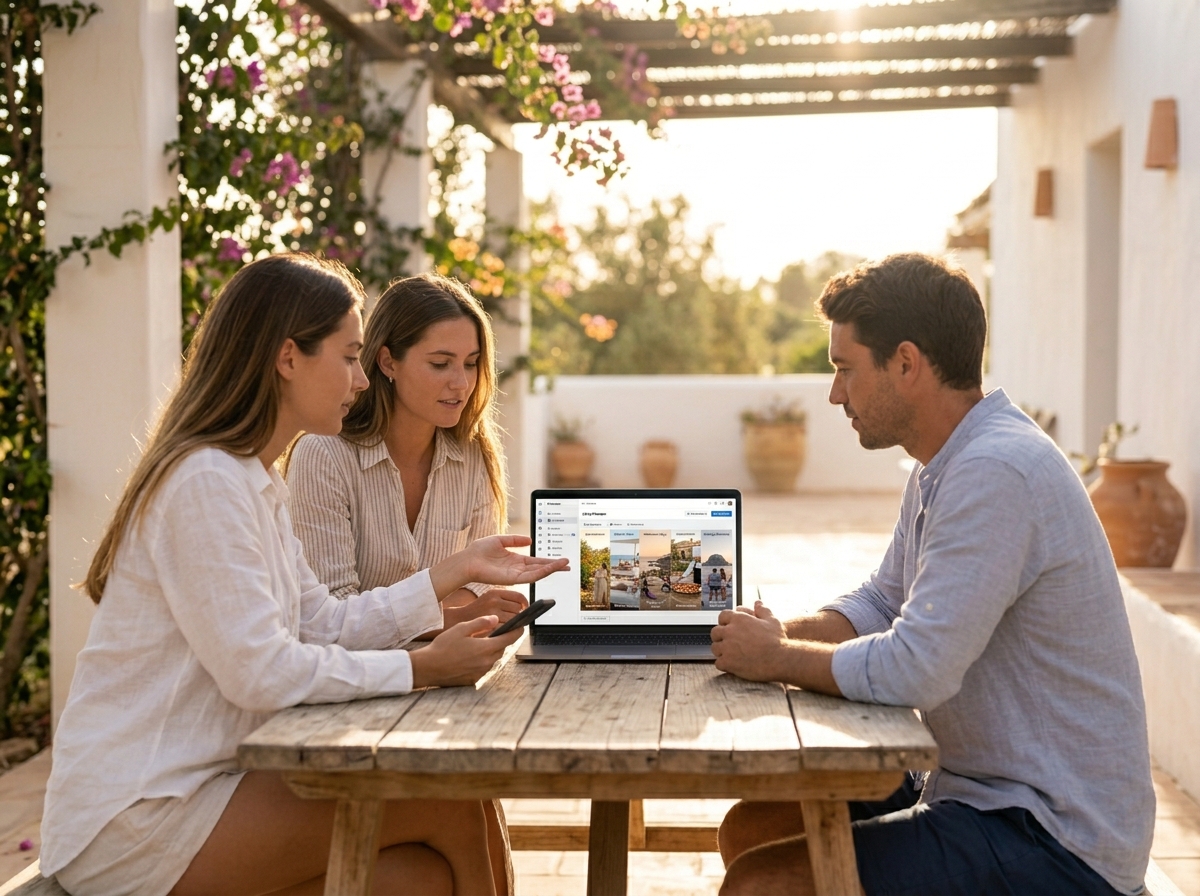 Métricas de Instagram Insights para un negocio en Ibiza — alcance, engagement y tráfico web